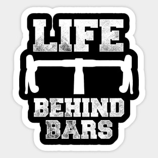 Life Behind Bars Bicycle Tshirt Sticker